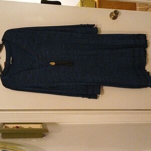 Green Long Sleeve Knit Dress